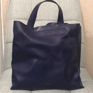 Furla Navy Tote